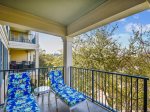 Private 3rd Floor Balcony Overlooking Coligny Plaza at 304 North Shore Place